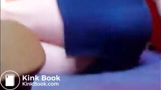 Girl shitting upskirt in white panty