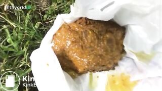 Dakota Taking A Shit Outside