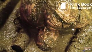 Lyndra and Franky double pleasure in cowshit