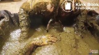 Lyndra and Franky double pleasure in cowshit