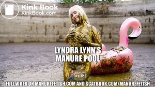 Lyndra Lynns Manure Pool swimming in cowshit
