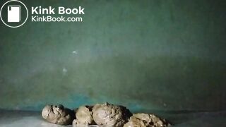 Big poop from ebony girl