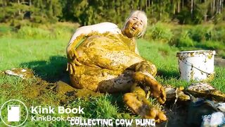 Girls in cowshit and scat - manurefetish scatbook