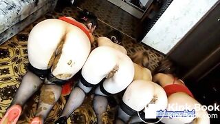 Four girls fart loudly and a lot of shit_ 44B1C6C