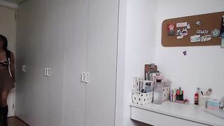 Naughty teen shitting for daddy
