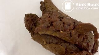 August Four Loads on Toilet Seat!