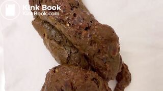 August Four Loads on Toilet Seat!