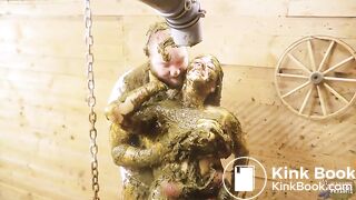 Lyndra and Franky Manure Barn - sensual fuck in cowshit