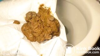 Prairie dogging until she can't hold it any more