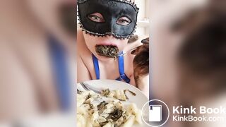 Pasta with shit  it's delicious)