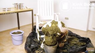 Dirty Dung Dirndl - Masturbating in cowshit