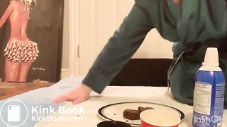 Scat brownie for breakfast