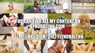 Scat in the bathtub - masturbating with my shit