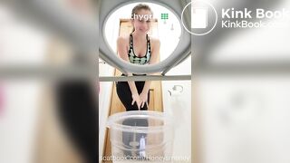 Honey on potty chair