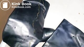 Messy pantyhose load