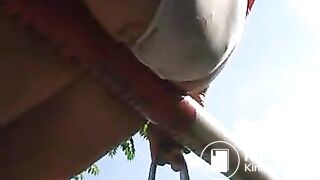 outside panty shit