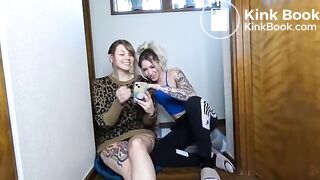 Tattoo girl and her friend