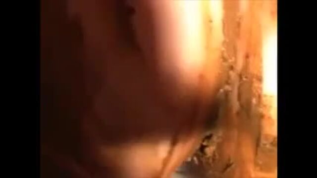 Woman shit diarrhea and smear it on her butt