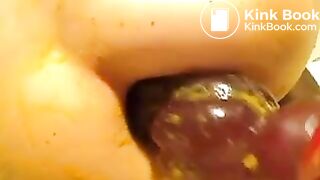Dirty stuff in ass