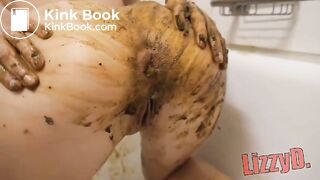 Real orgasm from scat play