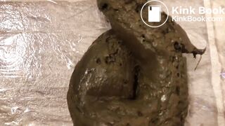 Tina amazon red panties pulled to the side big shit