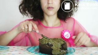 Hand finishing my birthday cake