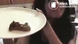 Shit on a plate