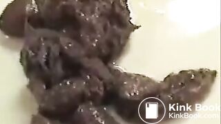 Shit on a plate