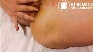 Girl fingering her shitty asshole