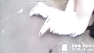 ass up pants down shitty ground