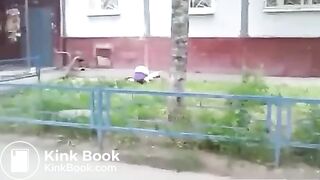 ass up pants down shitty ground