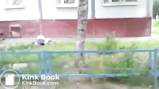 ass up pants down shitty ground