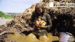 Rada Brewer Bucket Trap - Masturbating in cowshit on the dunghill