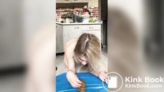 Misty Phoenix - Eating strawberries in poop