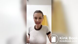eating shit out of the toilet