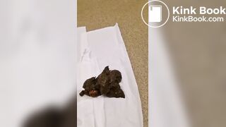 Scat 065 - Pooping dark poop after work