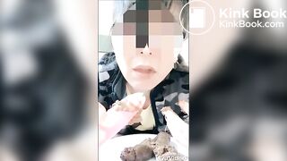 Delicious scat jelly dildo x