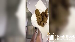 hot bodied masked cutie poops
