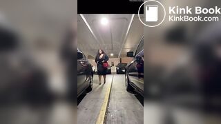 HUGE BOOTY drops DOOKIE in PARKING GARAGE