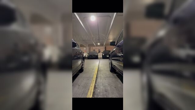 HUGE BOOTY drops DOOKIE in PARKING GARAGE