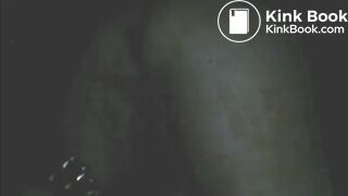 Messy amateur anal insertion