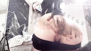 Goth Gf Plays with Poop