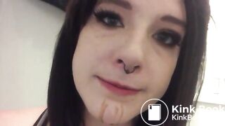 When there is no dick at hand, you can suck shit