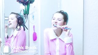 Teen Brushes Her Teeth With Poop In the Morning