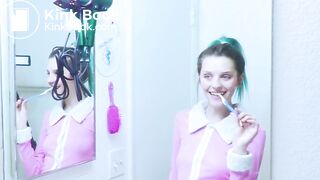 Teen Brushes Her Teeth With Poop In the Morning