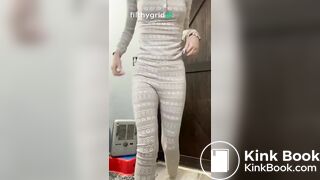 her dookie is already poking out