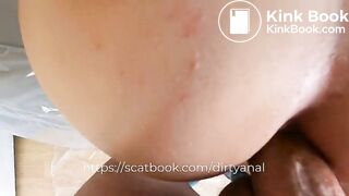 Dirty anal scat