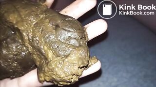 Couple messy scat play