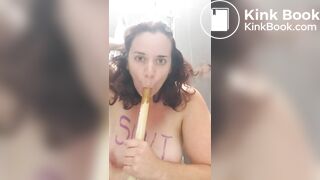 Nasty Fat Shit licking slut Tiffany Soto