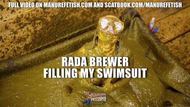 Rada Brewer Filling my swimsuit with cowshit